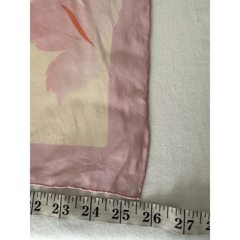 Salvatore Ferragamo Silk Blend ? Scarf Hand Rolled Edges 25 X 25‎